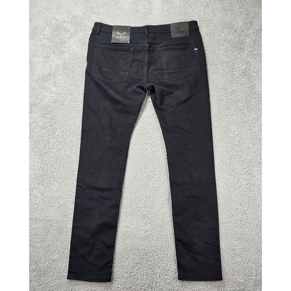 VOG Virtus Solly Tactical Jeans Men's 38x33 Jet Black Stretch Denim NWT